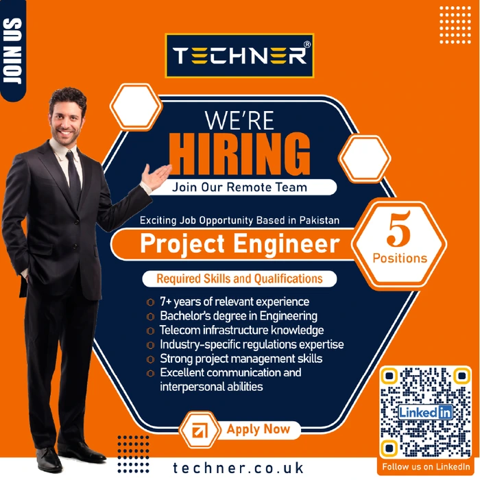 Techner - Jobs - Project Engineer - 03 Positions