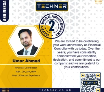 Techner Work Anniversary Umar Ahmad