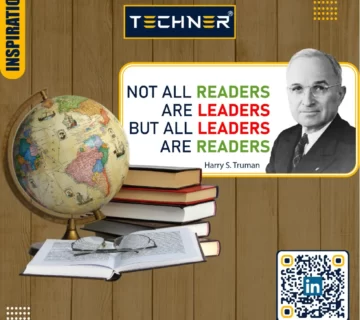 Techner Inspirational Quote - Not All Readers Are Leaders But All Leaders Are Readers