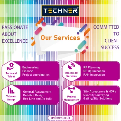 Techner Services Technical Talent, Telecom RF Services, Telecom Design, Project Management