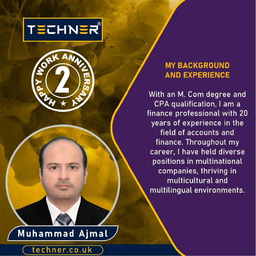 Techner - Staff Work Anniversary - Ajmal Mirza