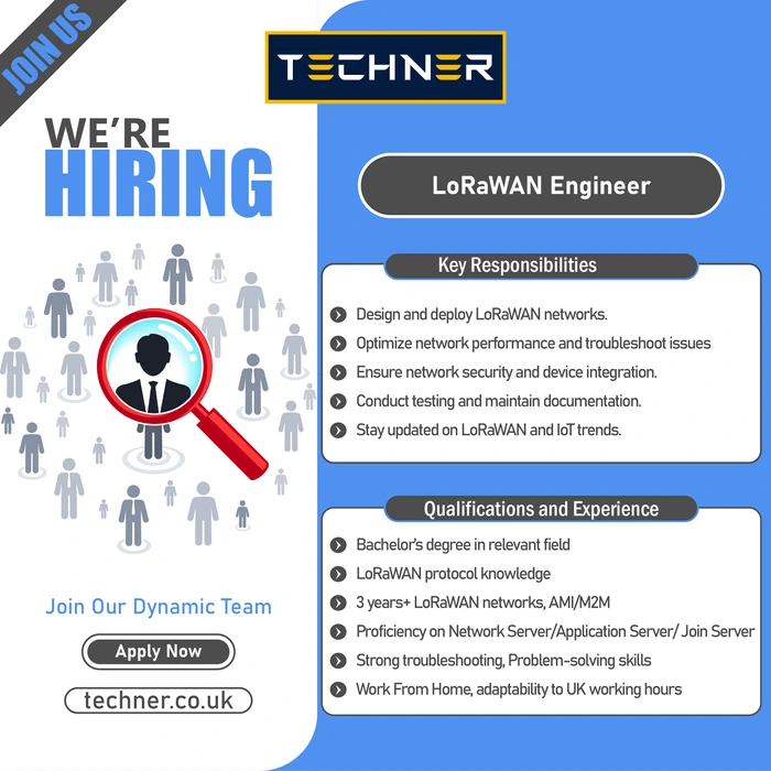 Techner - Jobs - LoRaWAN Engineer