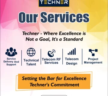 Techner Services, Service Delivery and Support, Telecom RF Services, Telecom Design, Project Management, Technical Talent