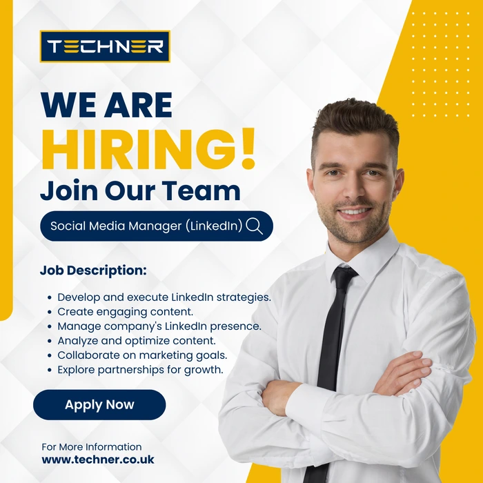 Techner - Jobs - Social Media Manager (LinkedIn)