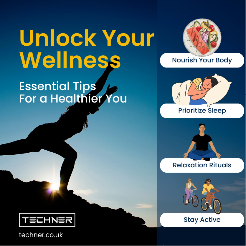 Techner - Wellbeing - Unlock Your Wellness - A Guide to a Healthier You