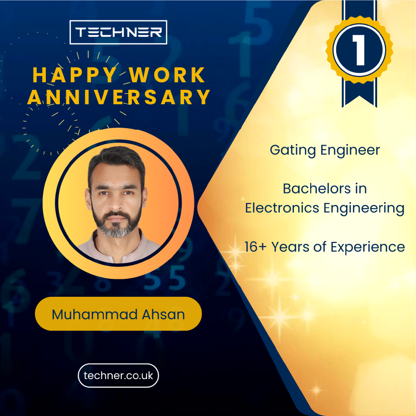 Techner - Staff Work Anniversary - Muhammad Ahsan