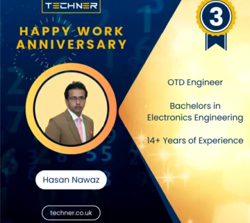 Techner - Staff Work Anniversary - Hassan Cheema