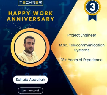 Techner - Staff Work Anniversary - Sohaib Abdullah