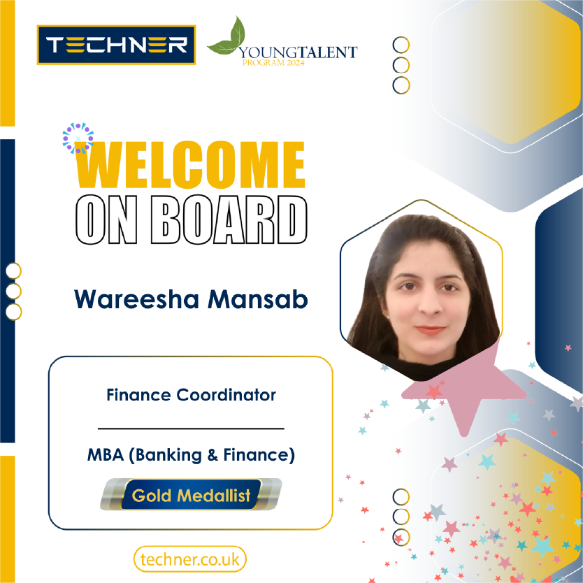 Techner - Welcome Aboard - Wareesha Mansab