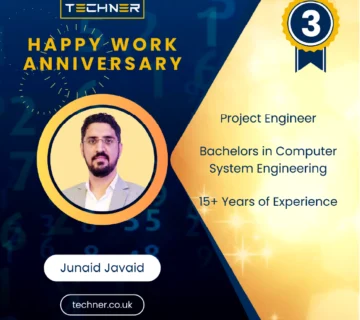 Techner - Staff Work Anniversary - Junaid Javaid