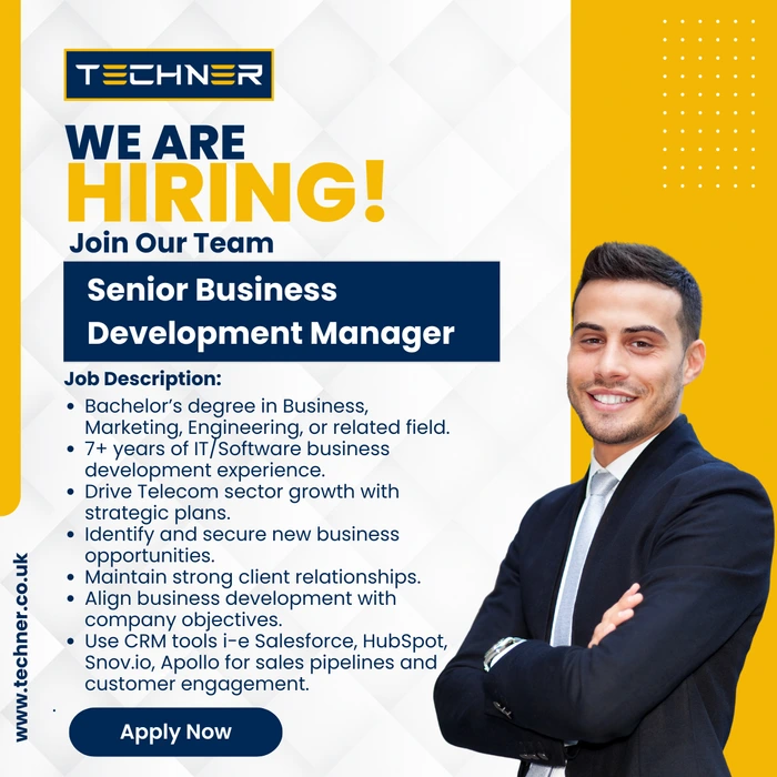 Techner - Jobs - Senior BD Manager