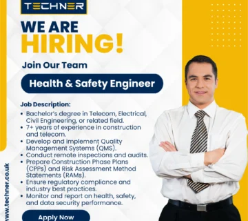 Techner - Jobs - Health & Safety Engineer (Telecom Construction)