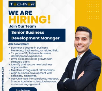 Techner - Jobs - Senior Business Development Manager