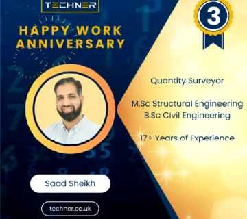 Techner - Staff Work Anniversary - Saad Bin Tariq