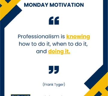 Techner - Monday Motivation - Professionalism is knowing