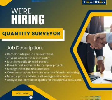 Techner - Jobs - Quantity Surveyor