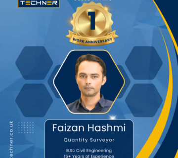 Techner - Work Anniversary - Faizan Hashmi