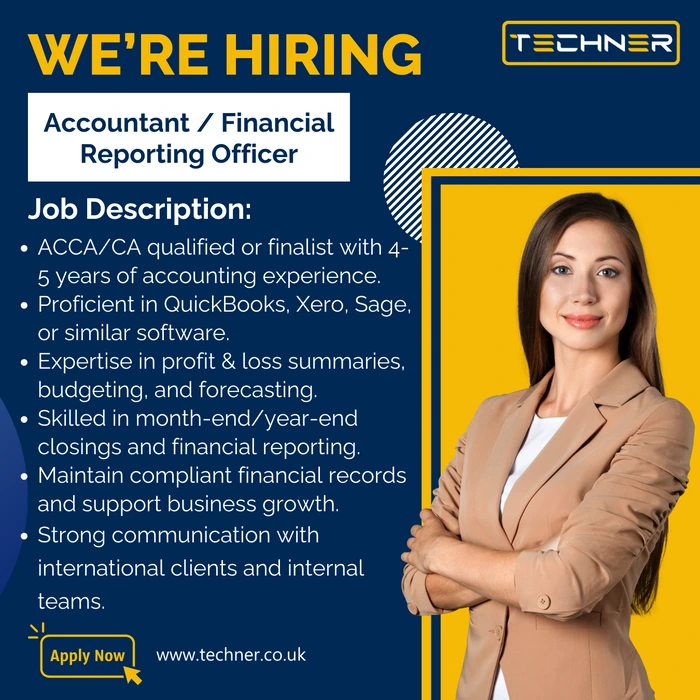 Techner - Jobs - Accountant Financial Reporting Officer