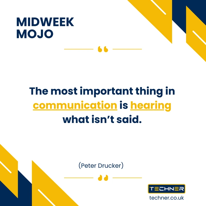 Techner - Motivational Quote - Midweek Mojo - Peter Drucker