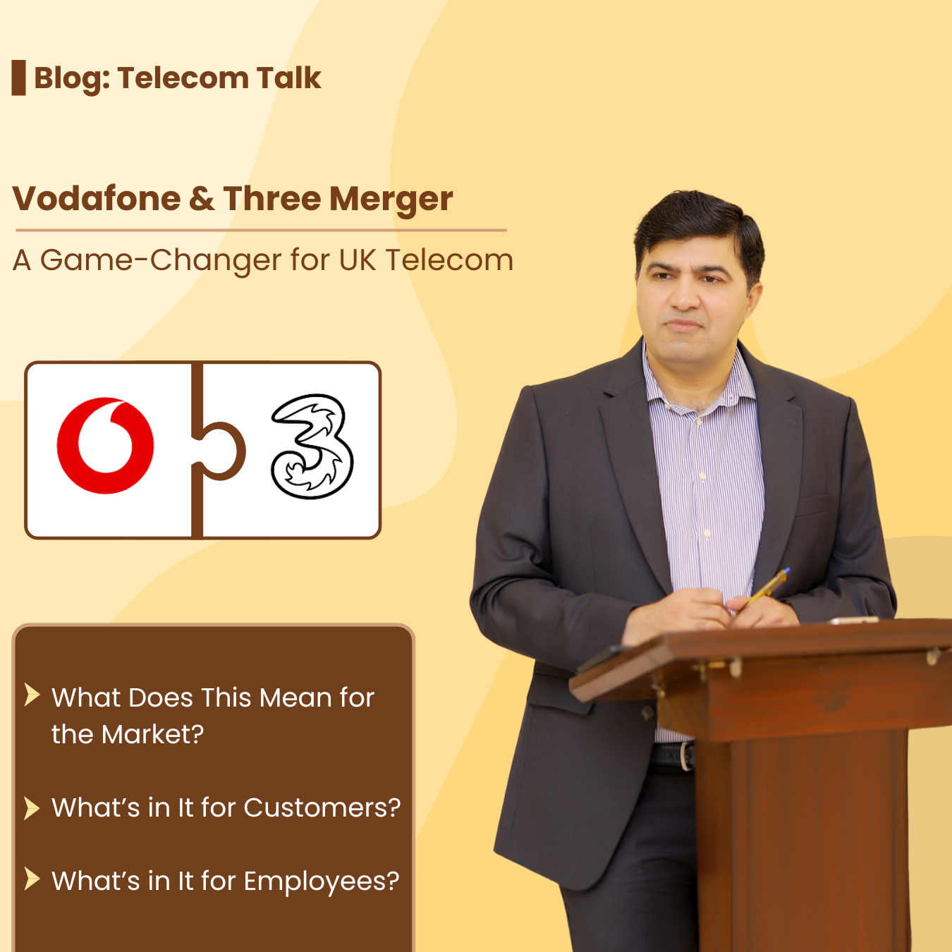 Adnan Hanif Post - Vodafone & Three Merger