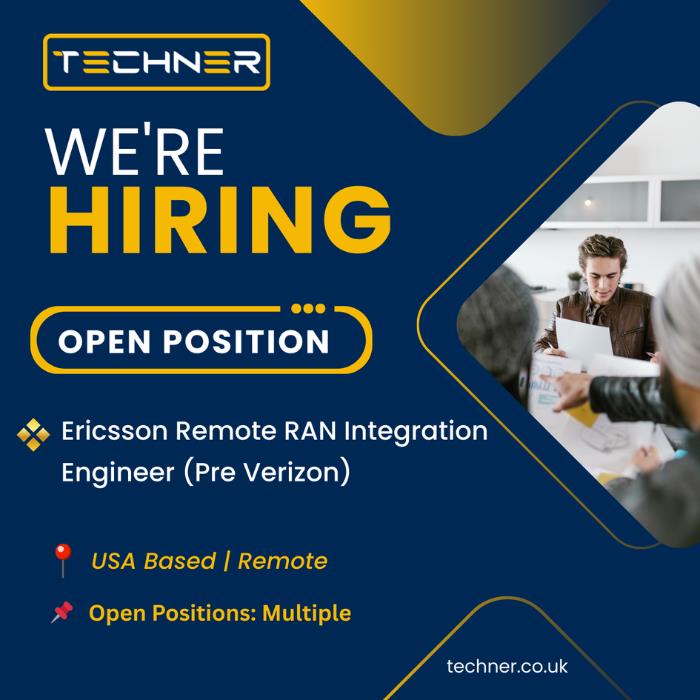 2026 01 21 Ericsson Remote RAN Integration Pre Verizon Exp 1