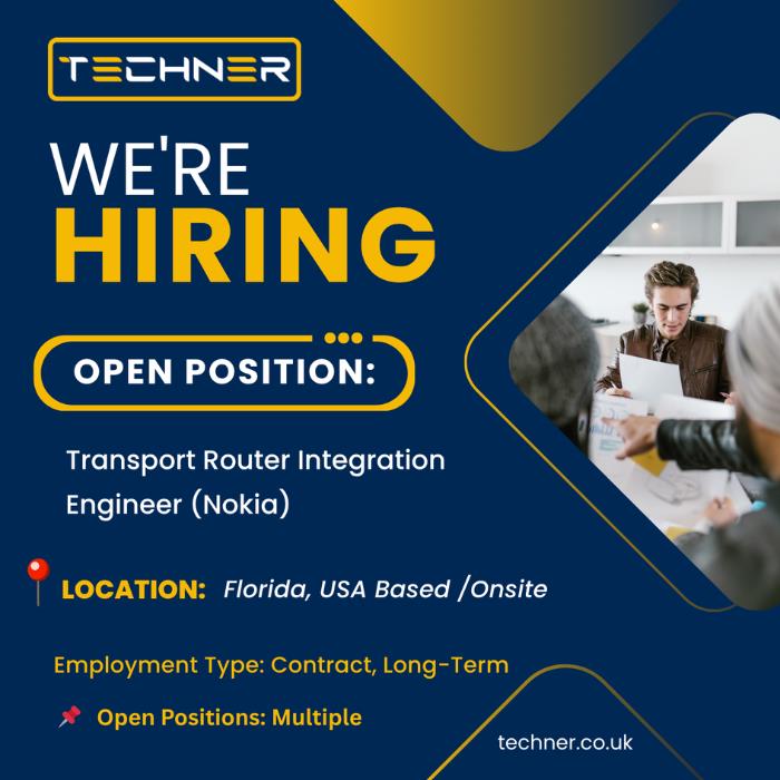 2026 03 16 Transport Router Integration Engineer Nokia 