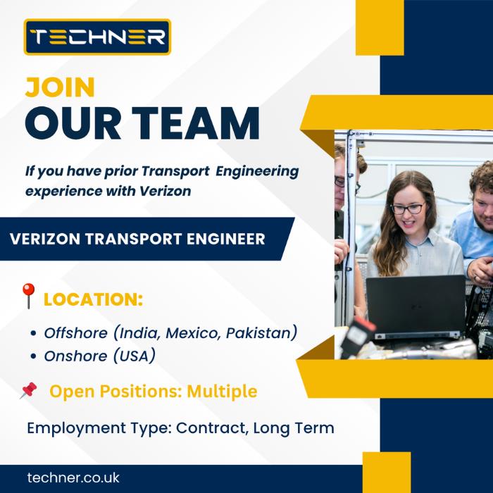 2026 03 24 Transport Engineer Verizon 
