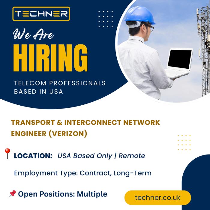 2026 03 24 Transport Interconnect Network Engineer Verizon 