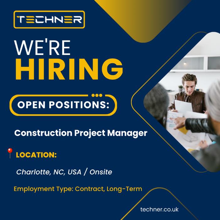 2026 04 01 Construction Project Manager