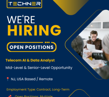 2026 09 10 Telecom AI Data Analyst Job Post NJ USA 360x320