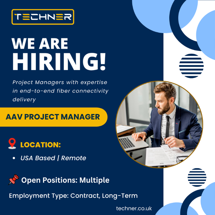 2026 09 22 AAV Project Manager Job Post 2