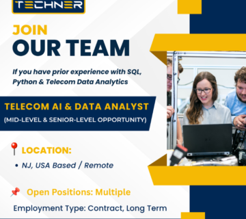 2026 09 30 Telecom AI Data Analyst Job Post NJ USA 360x320
